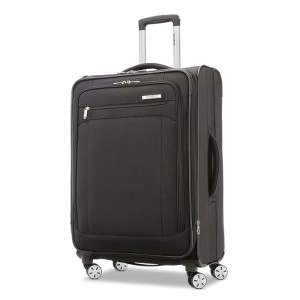 Bagaj verificat Samsonite Atrium Medium Spinner Negrii | 735948-QLN