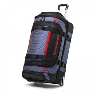 Borse cu roți Samsonite Ripstop 35" Rolling Duffel Negrii Negrii Albi | 460782-YEZ