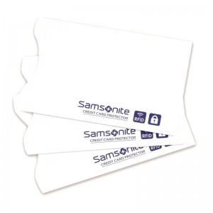 Portofele & Huse pentru pașapoarte Samsonite RFID Credit Card Sleeves (3 pack) Albi | 817205-YIX