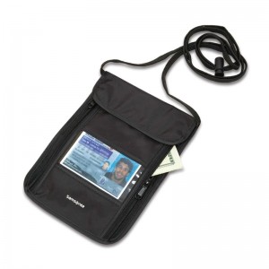 RFID Samsonite RFID Neck Pouch Negrii | 783560-PDO
