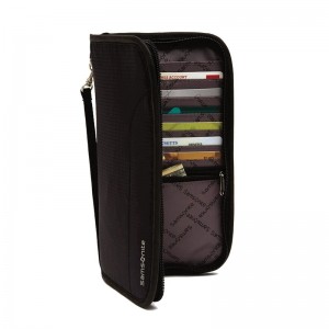 RFID Samsonite RFID Zip Close Travel Wallet Negrii | 091437-ZFV