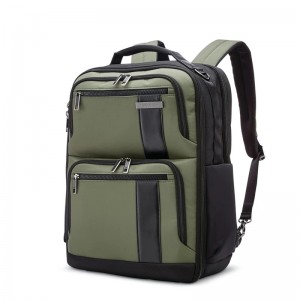 Rucsacuri Laptop Samsonite NuRoad 17.3" Convertible Backpack Forest Green/Gunmetal | 015276-ENW