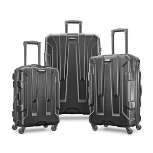 Set Trolere Samsonite Centric 3 Piece Set Negrii | 657014-TWX