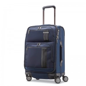 Valize de Cabina Samsonite NuRoad Carry-On Spinner Navy/Gunmetal | 193756-MOU